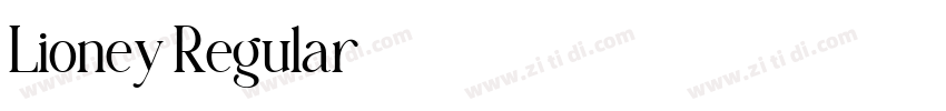 Lioney Regular字体转换 Lioney Regular字体转换